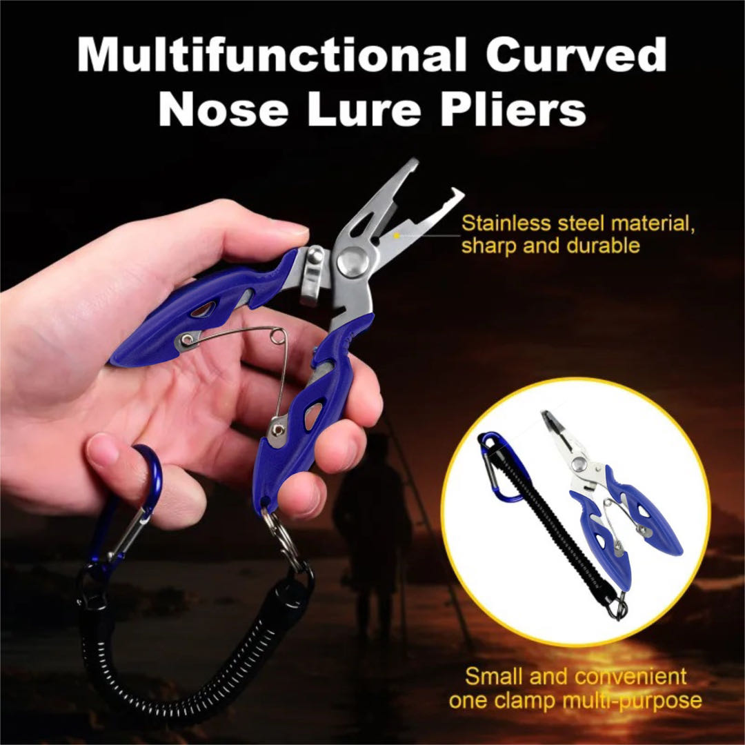 Fishing Pliers - Multifunctionele Gebogen Mondweg Subtang Snijlijnen Ontkoppelen