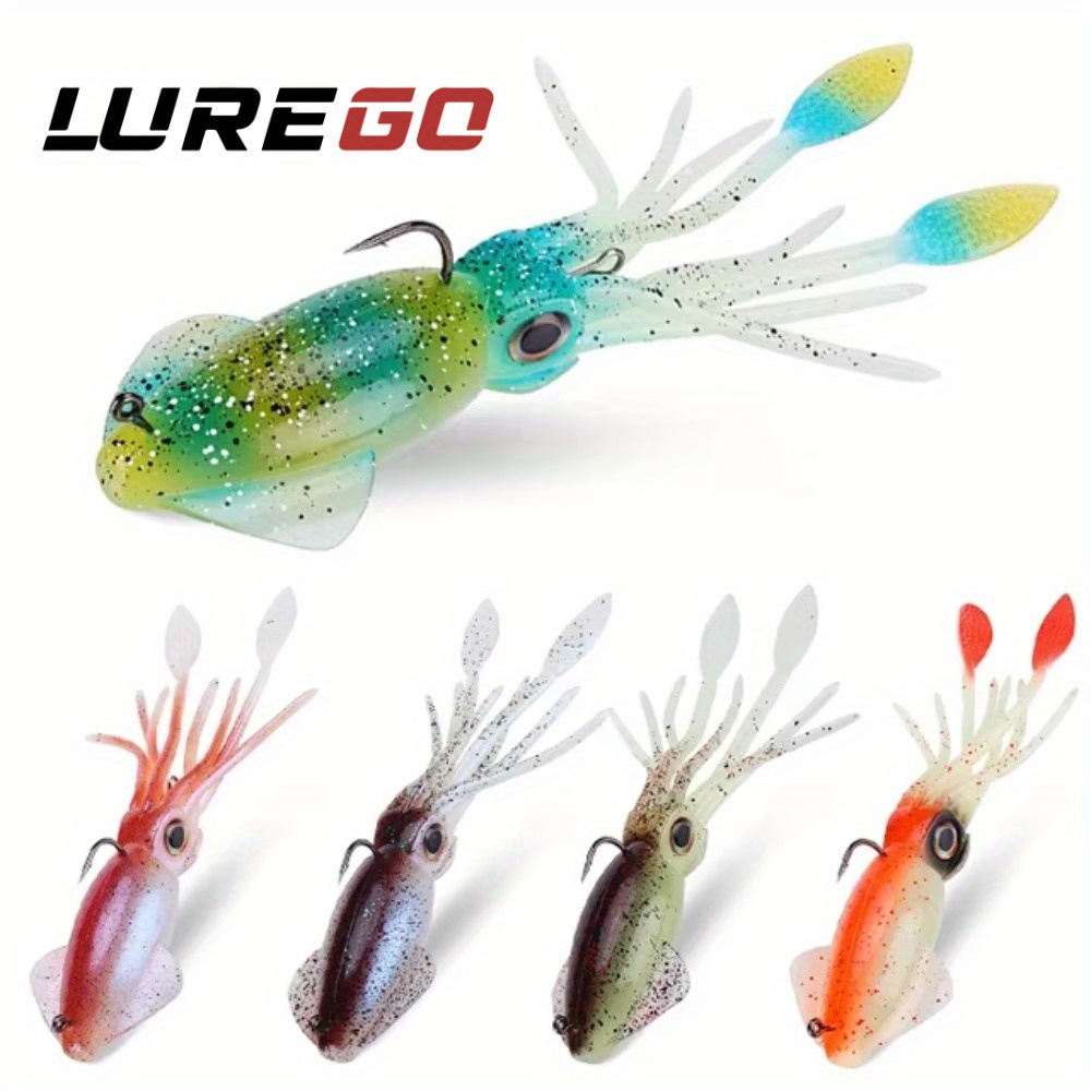 Fishing Equipment Target - 130g-200g wapen voor diepzeetrollen, zacht octopus