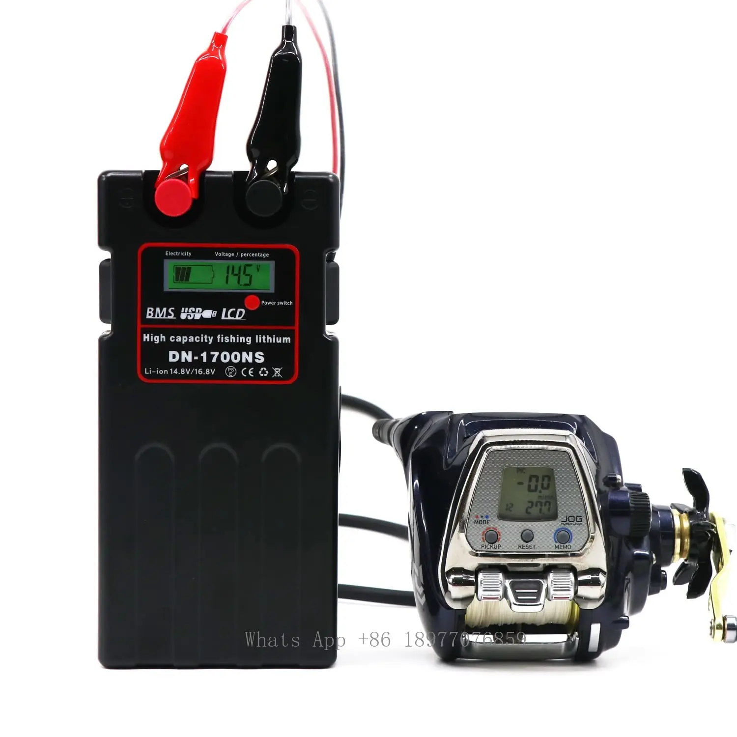 Fishing Equipment Daiwa - DN-1700NS 12800 mah Draagbare Daiwa Elektrische