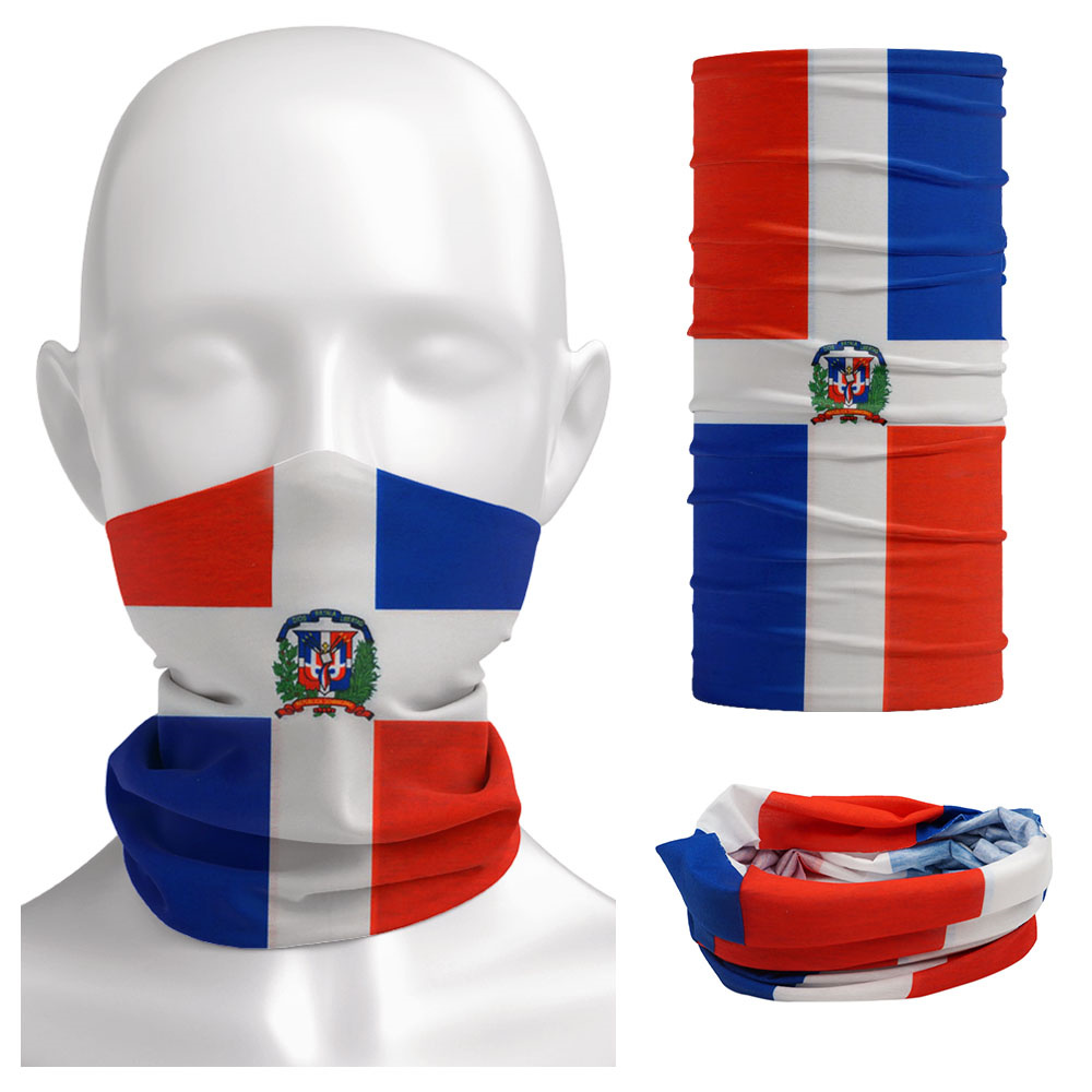 Fishing Gear - Dominica Nationale Vlag Bandana Naadloze Zomer