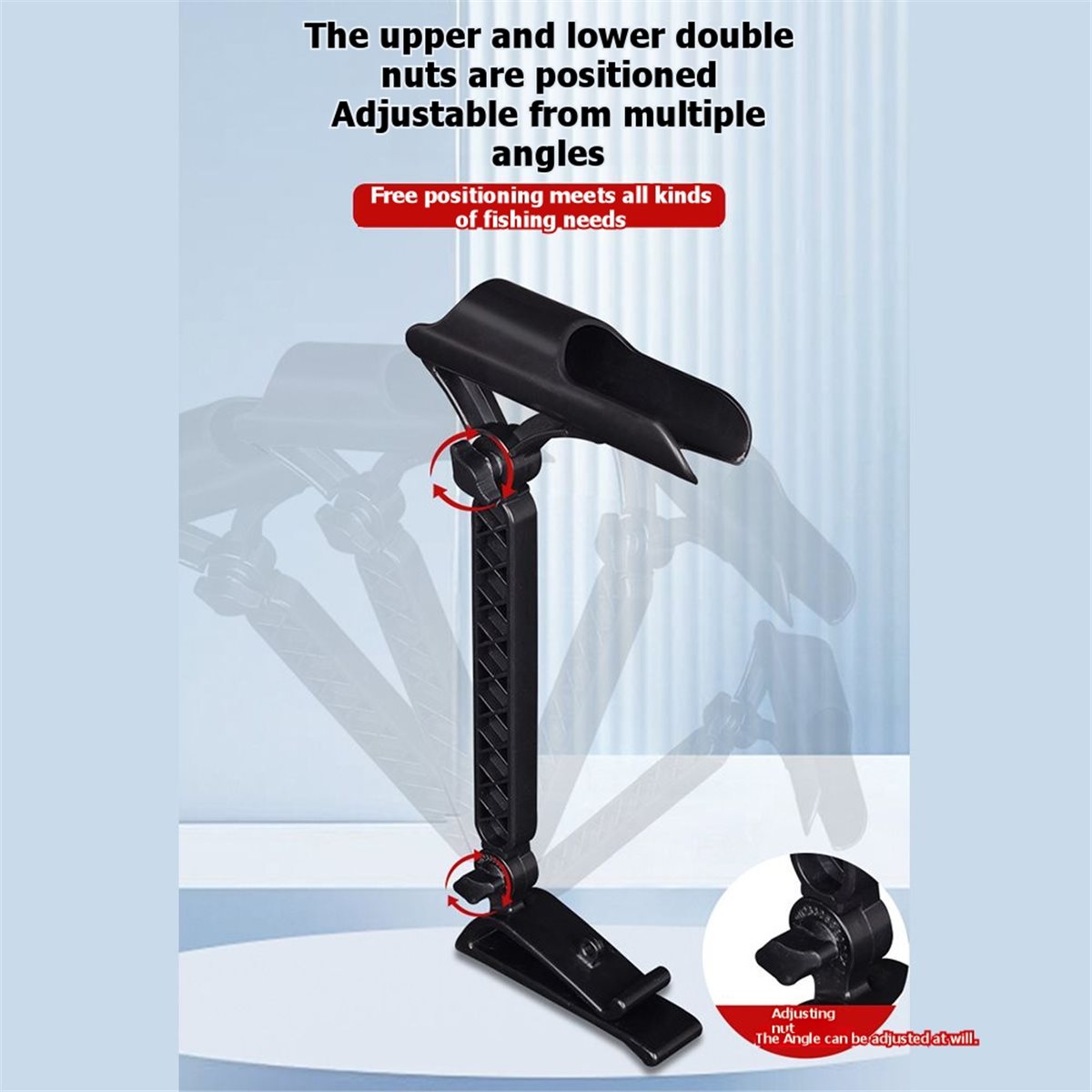 Rod Holder Fishing - POPULAR-2 stuks verstelbare emmerhengelhouder voor ijsvissen,
