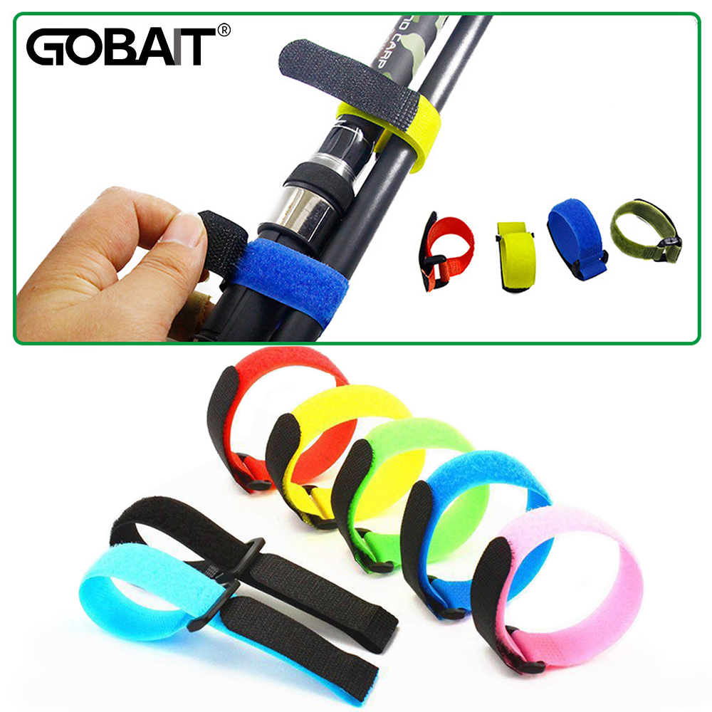 Fishing Rod Wrap Tape - Tie Houder Kleur Verstelbare Cord Strap