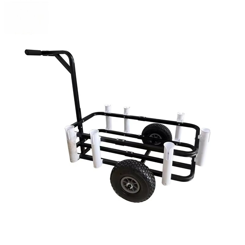 Rod Holder Fishing - Inklapbare strandwagen, viskar met hengelhouders, heavy-duty
