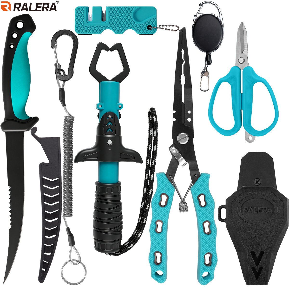 Fishing Pliers - RALERA Zoutwaterbestendige Visuitrusting: Vistang, Fileermes, Vislipgrip,