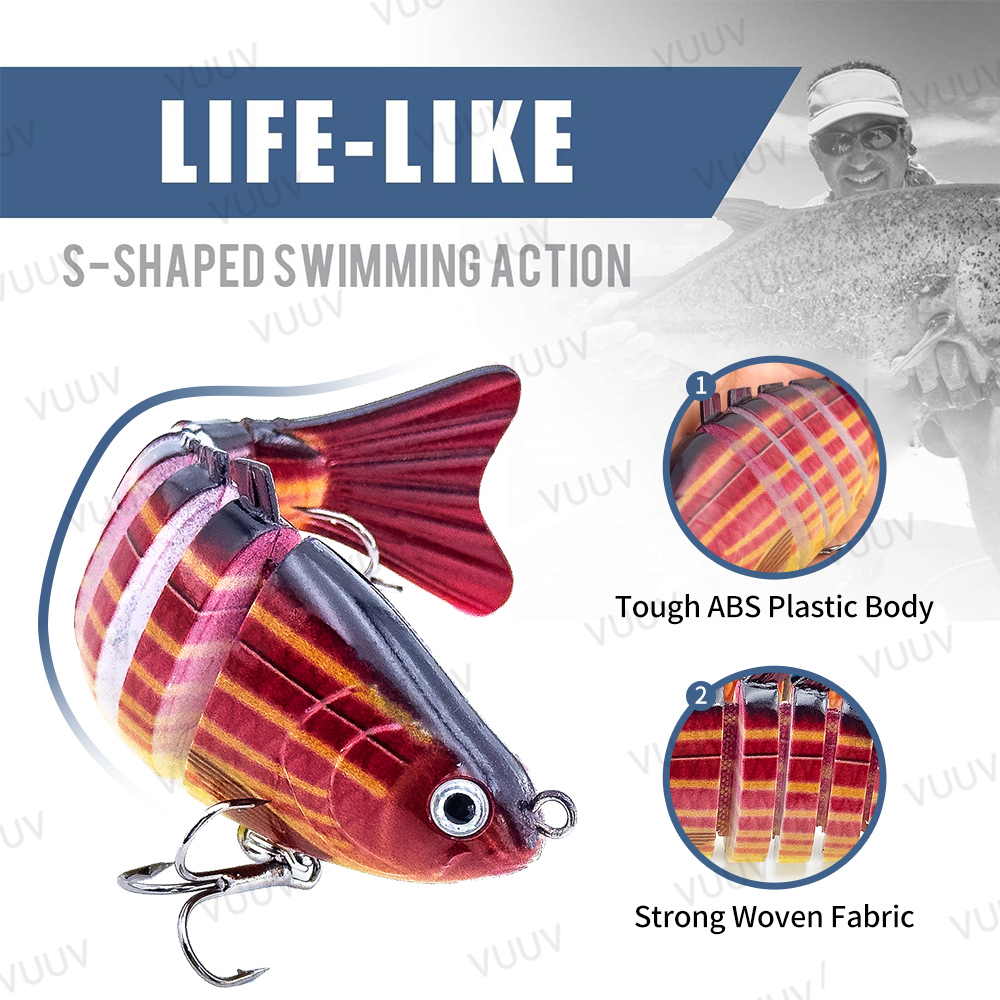 10 stuks Multi-Joint Swimbait  - Trout Fishing Lure recensie en prijs