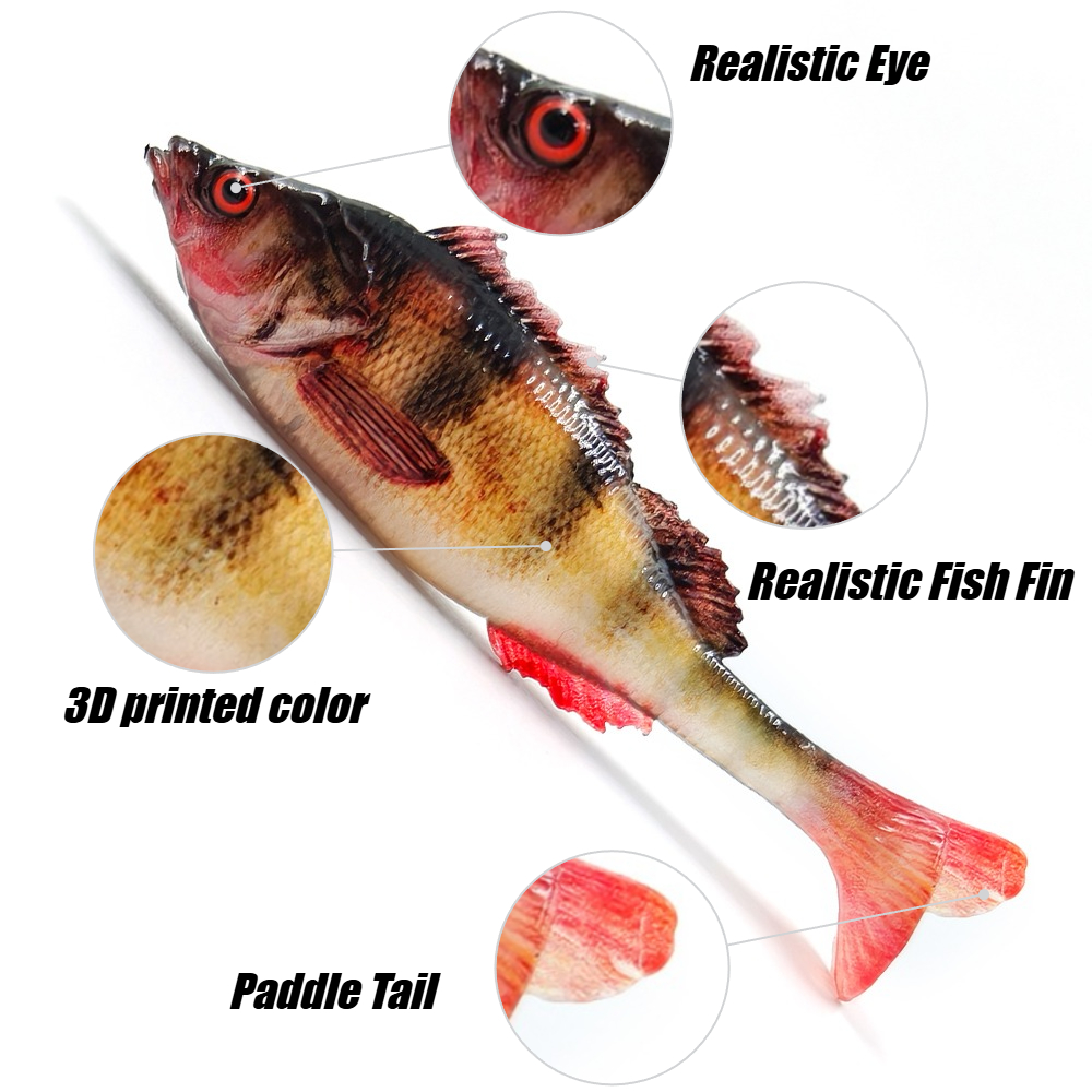 4/5 STUKS 3D-geprint T-tail za - Fishing Equipment Target recensie en prijs