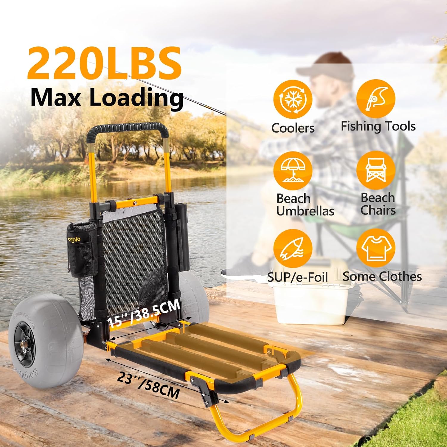 Bonnlo Strandviskar, Strandkar - Rod Holder Fishing recensie en prijs