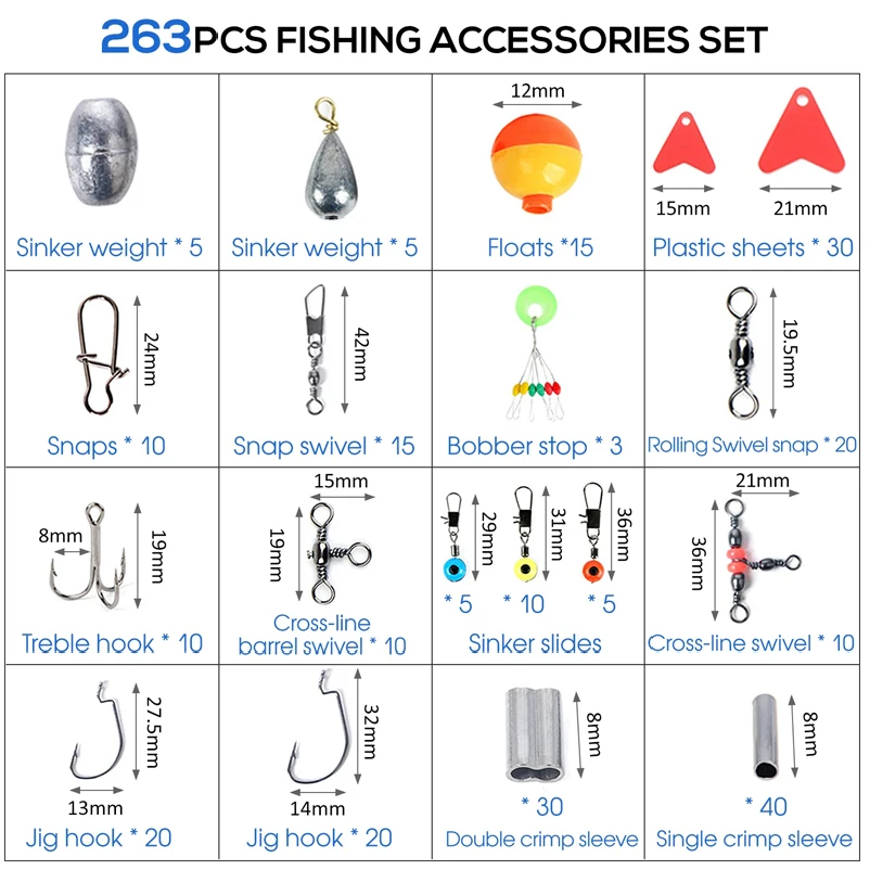 263 stks Outdoor Vissen Access - Fishing Pliers recensie en prijs
