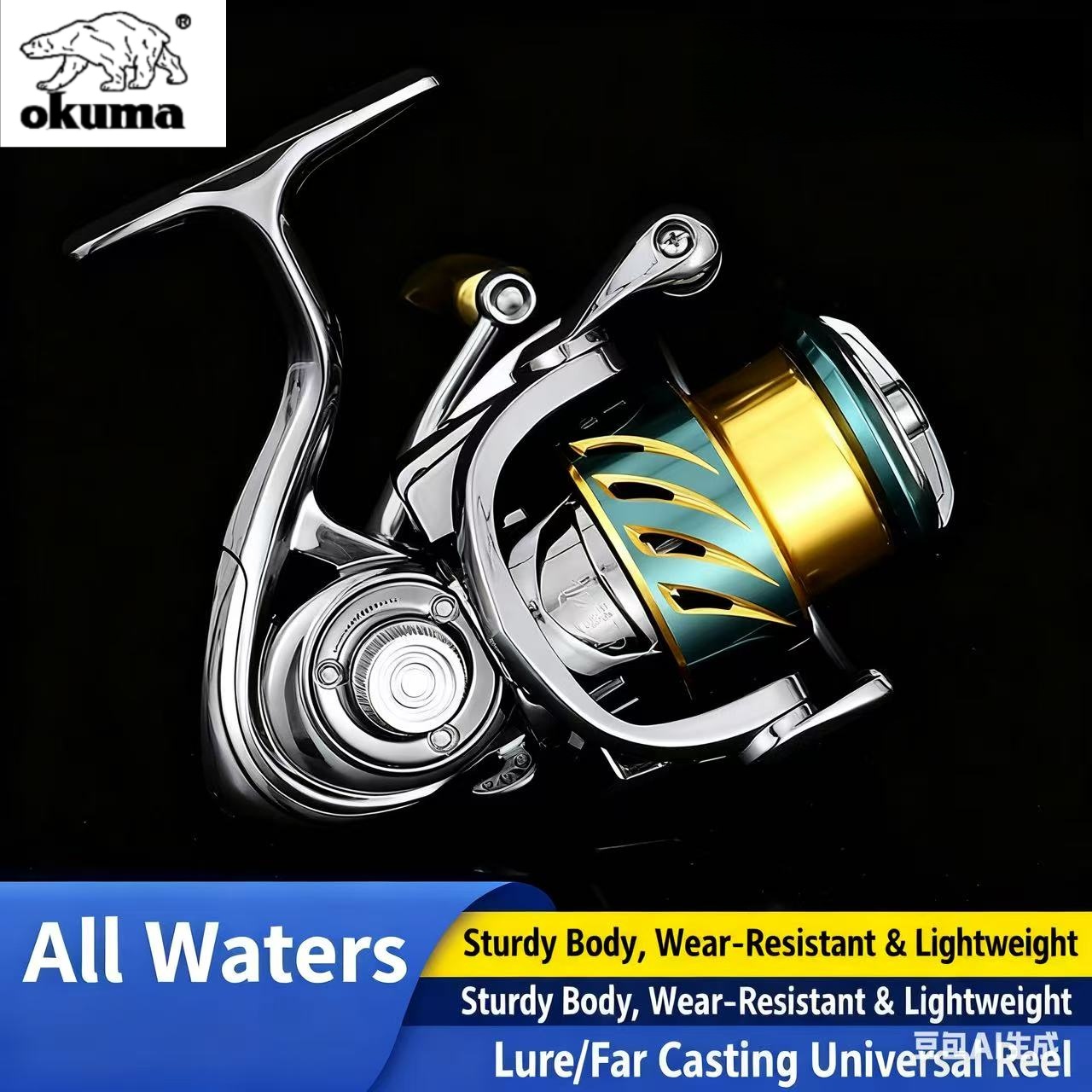 Okuma Visgerei Spinning Reel U - Fishing Equipment Daiwa recensie en prijs