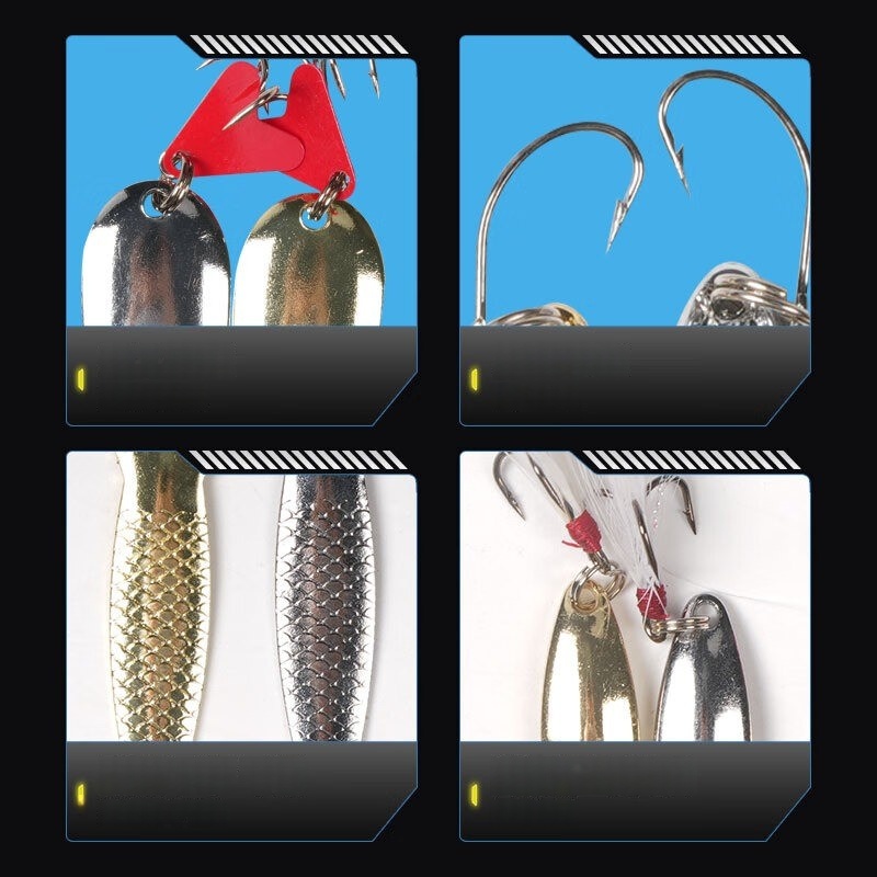Vislokset 16-delige set trolle - Trout Fishing Lure recensie en prijs
