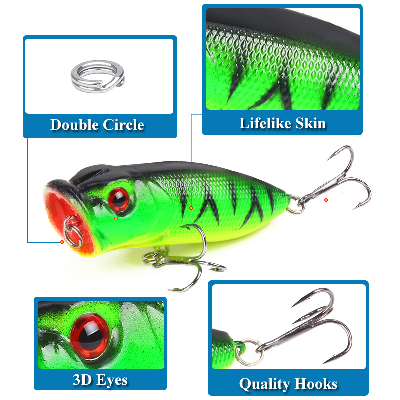 6 stks 6 kleuren (opp zak)/5 s - Trout Fishing Lure recensie en prijs